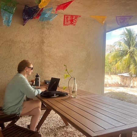 Elmar Hostel Bacalar Buitenkant foto