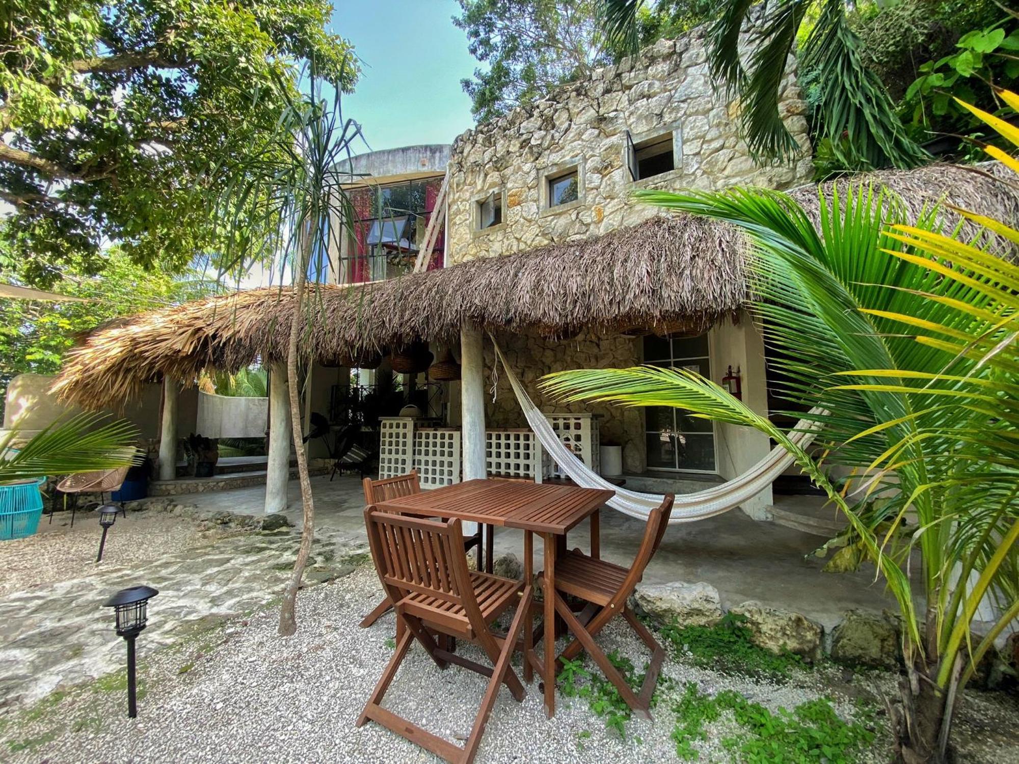 Elmar Hostel Bacalar Buitenkant foto