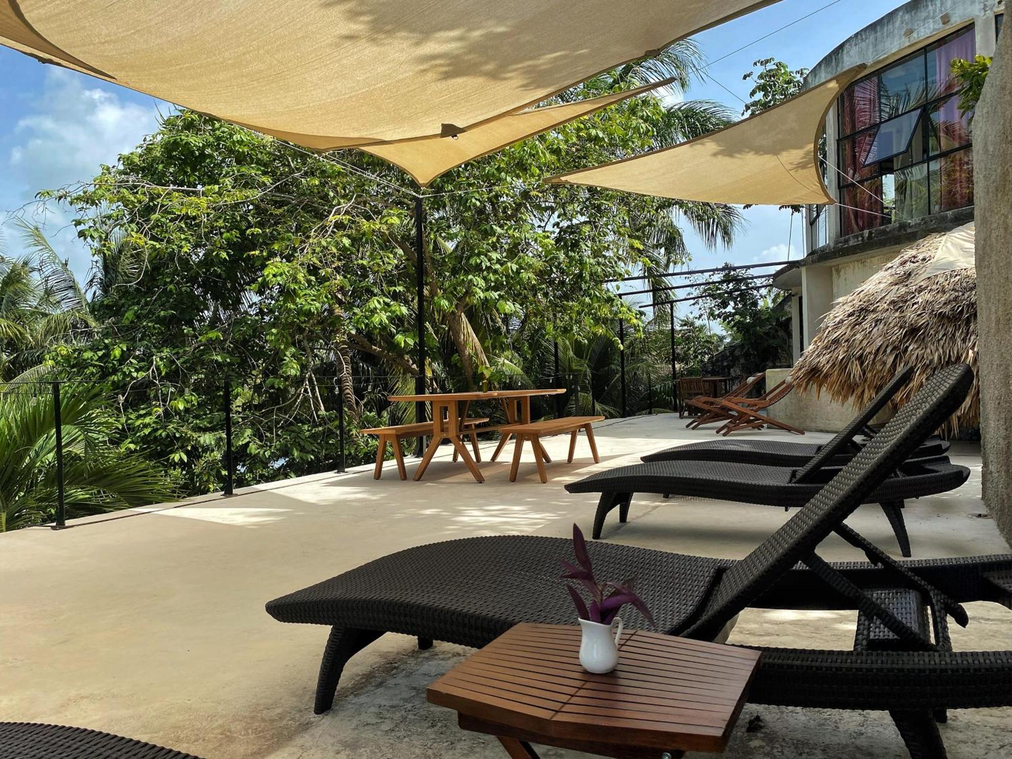Elmar Hostel Bacalar Buitenkant foto